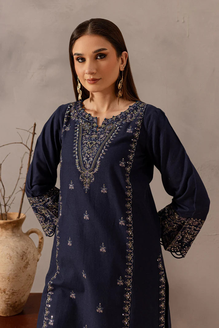 BATIK-2PC SEQUIN LAWN EMBROIDERED SHIRT WITH SEQUIN LAWN EMBROIDERED TROUSER-UR-2849