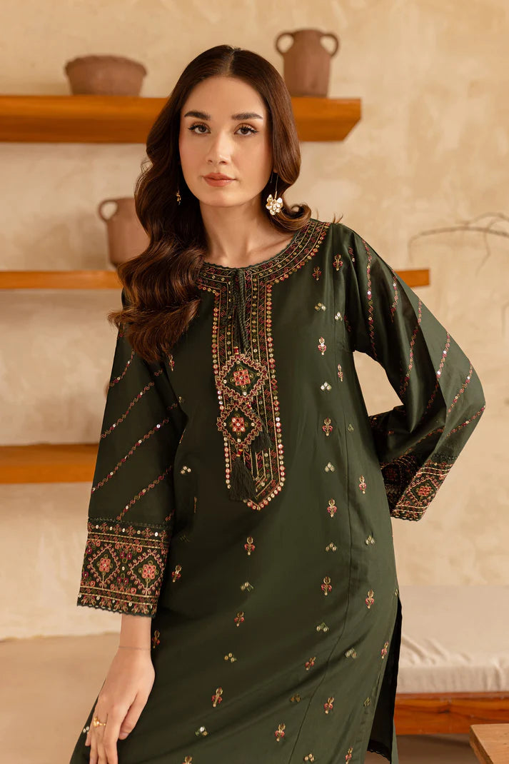 BATIK-2PC LAWN EMBROIDRED SHIRT WITH EMBROIDRED TROUSER- UR-2816