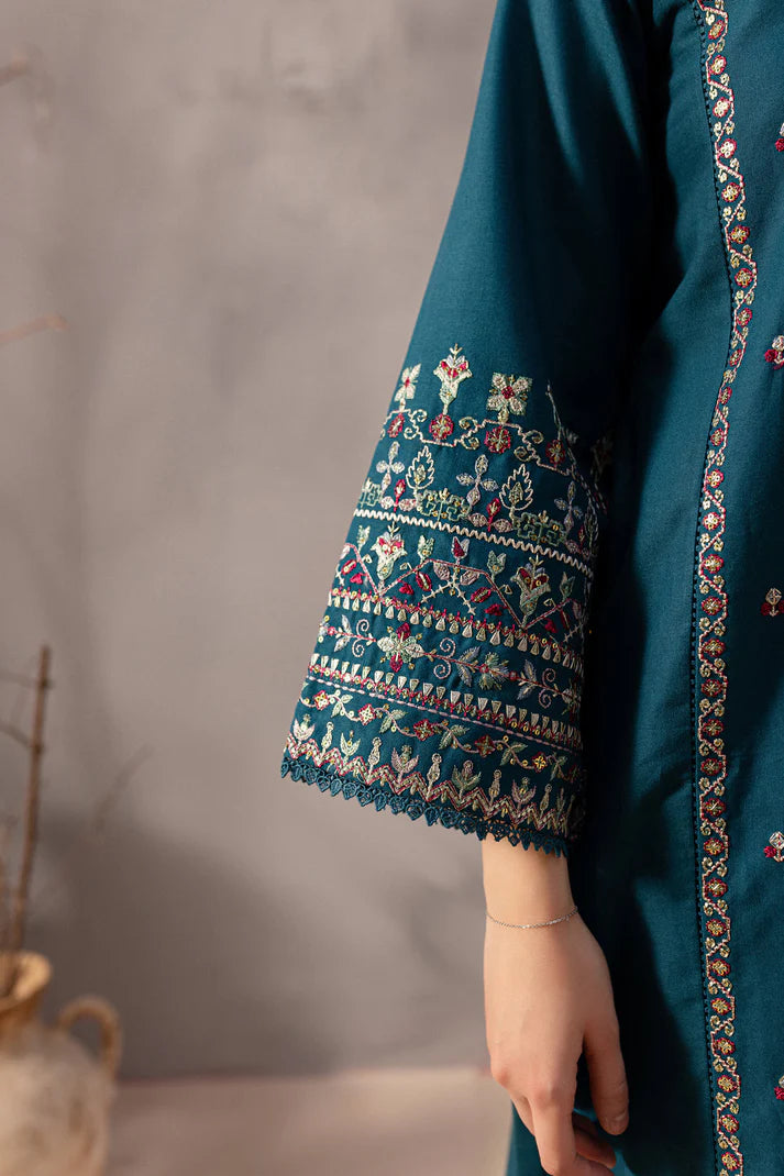 BATIK-2PC SEQUIN LAWN EMBROIDERED SHIRT WITH SEQUIN LAWN EMBROIDERED TROUSER-UR-2628