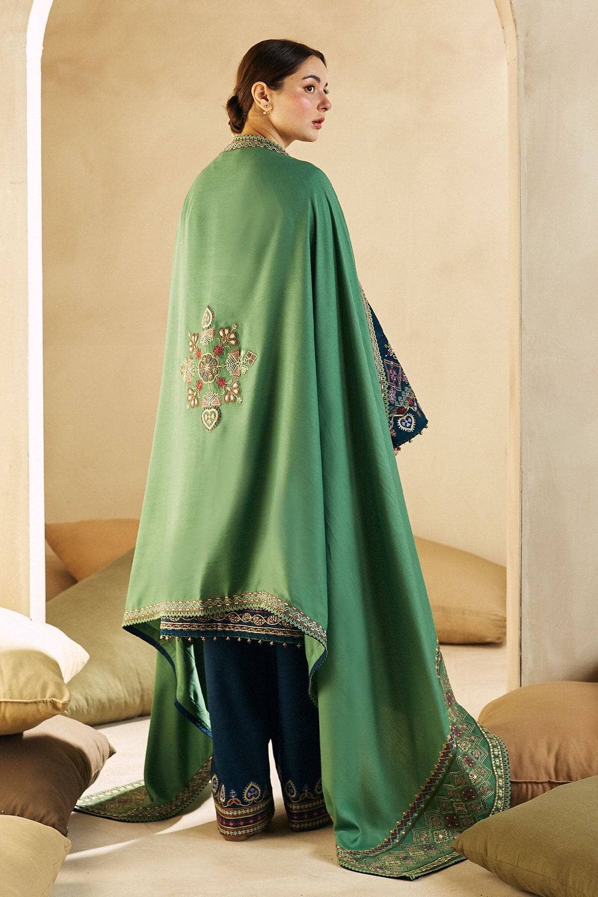 ZARA SHAH JAHAN- 3PC LAWN EMBROIDERED SHIRT LAWN EMBROIDERED DUPATTA AND TROUSER-UR-2523