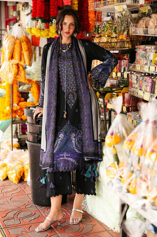 CHARIZMA-3PC KHADDAR PRINTED SHIRT WITH KHADDAR PRINTED DUPATTA AND PRINT TROUSER-UR-1754