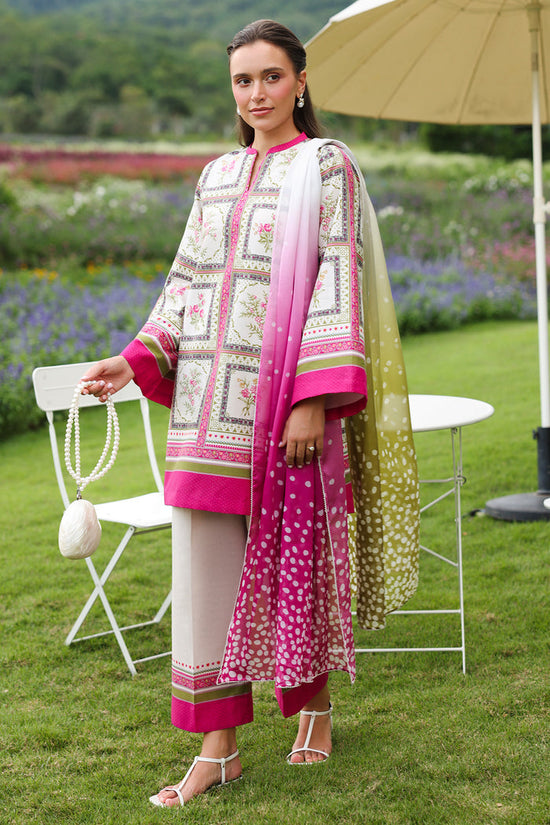 JAZMIN-3PC KHADDAR PRINTED SHIRT WITH KHADDAR PRINTED DUPATTA AND PRINTED TROUSER-UR-1732