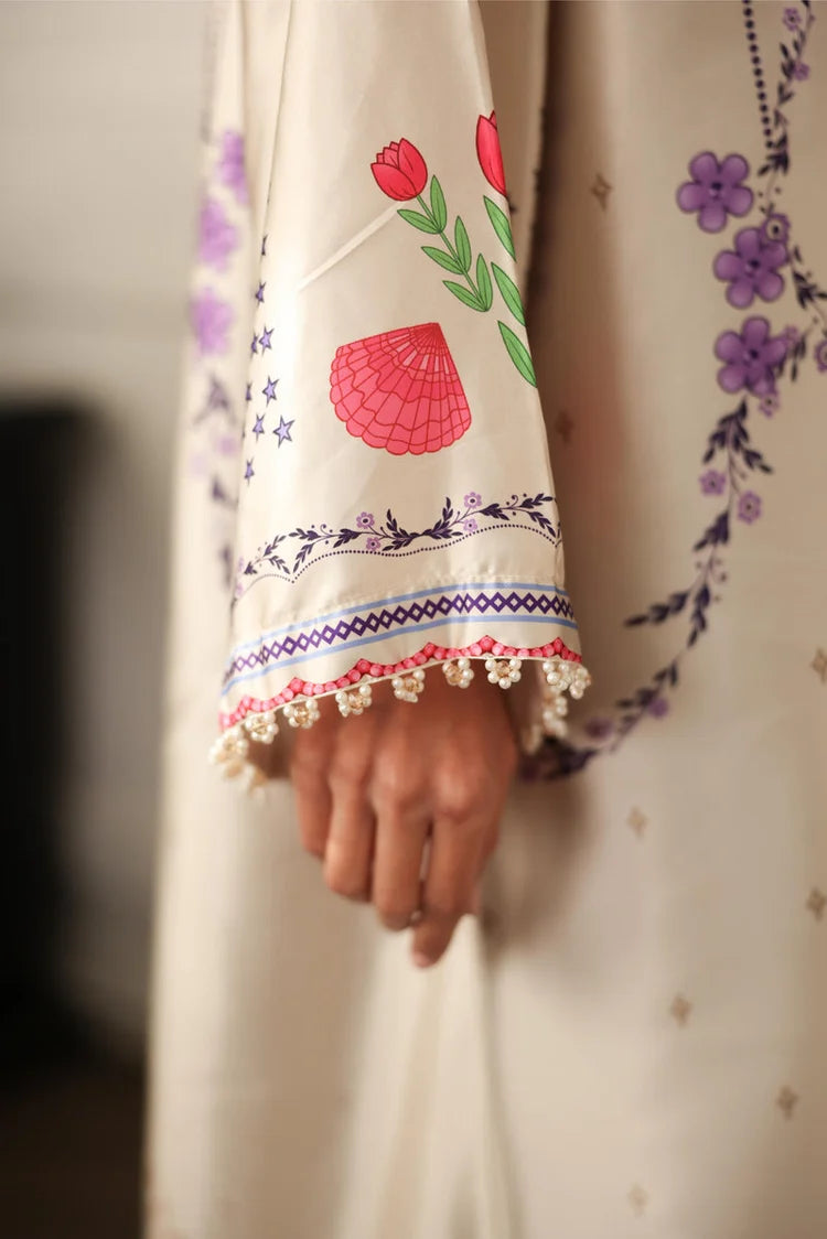 LULUSAR-2PC-SHAMOZE SILK PRINTED SHIRT WITH SILK TROUSER-UR-117