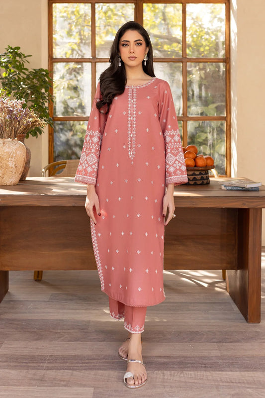 BATIK-2PC LAWN EMBROIDRED SHIRT WITH LAWN EMBROIDRED SLEEVES-UR-2583