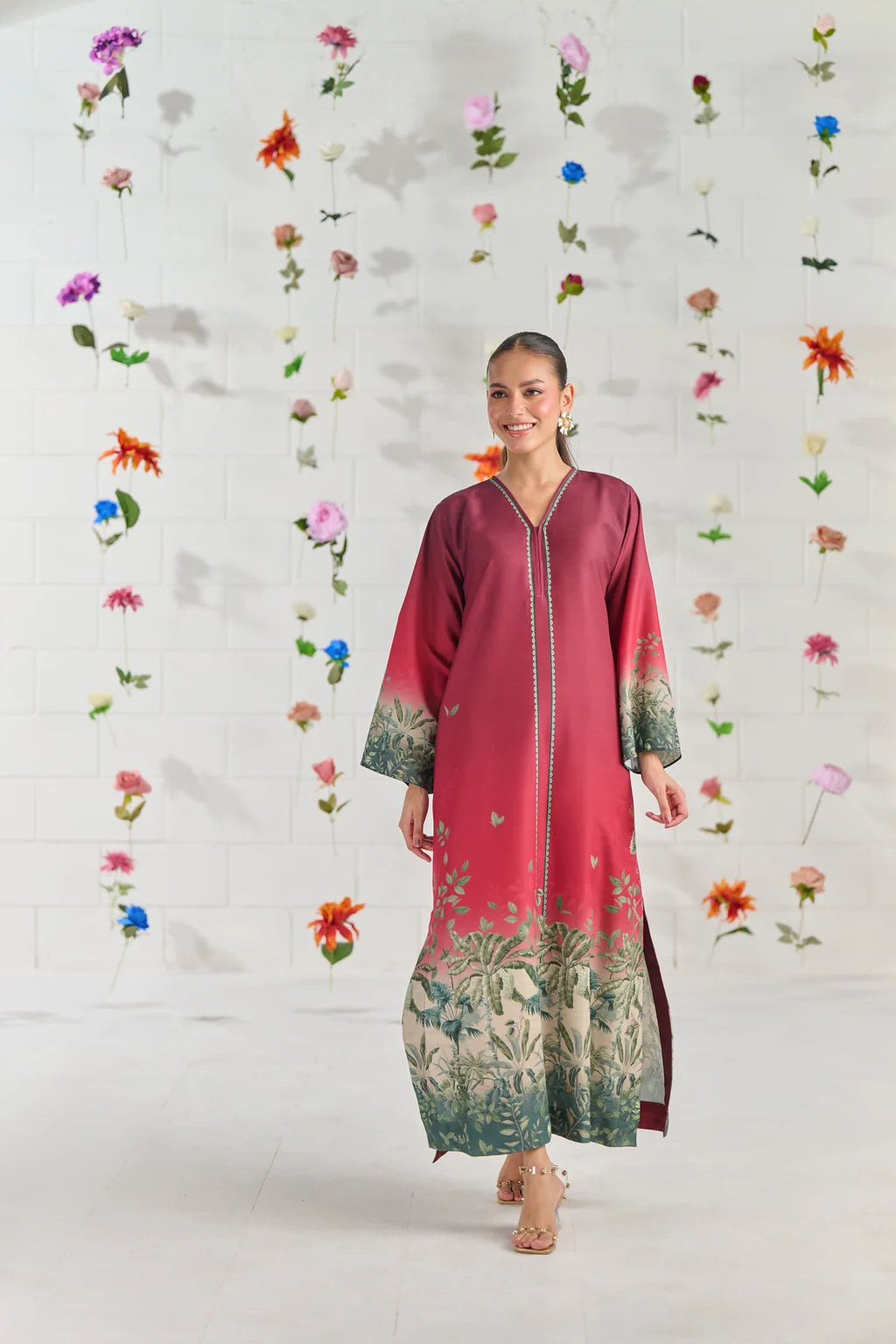 LULUSAR-3PC-SHAMOZE SILK PRINTED SHIRT WITH SILK PRINTED DUPATTA AND SILK TROUSER-UR-115