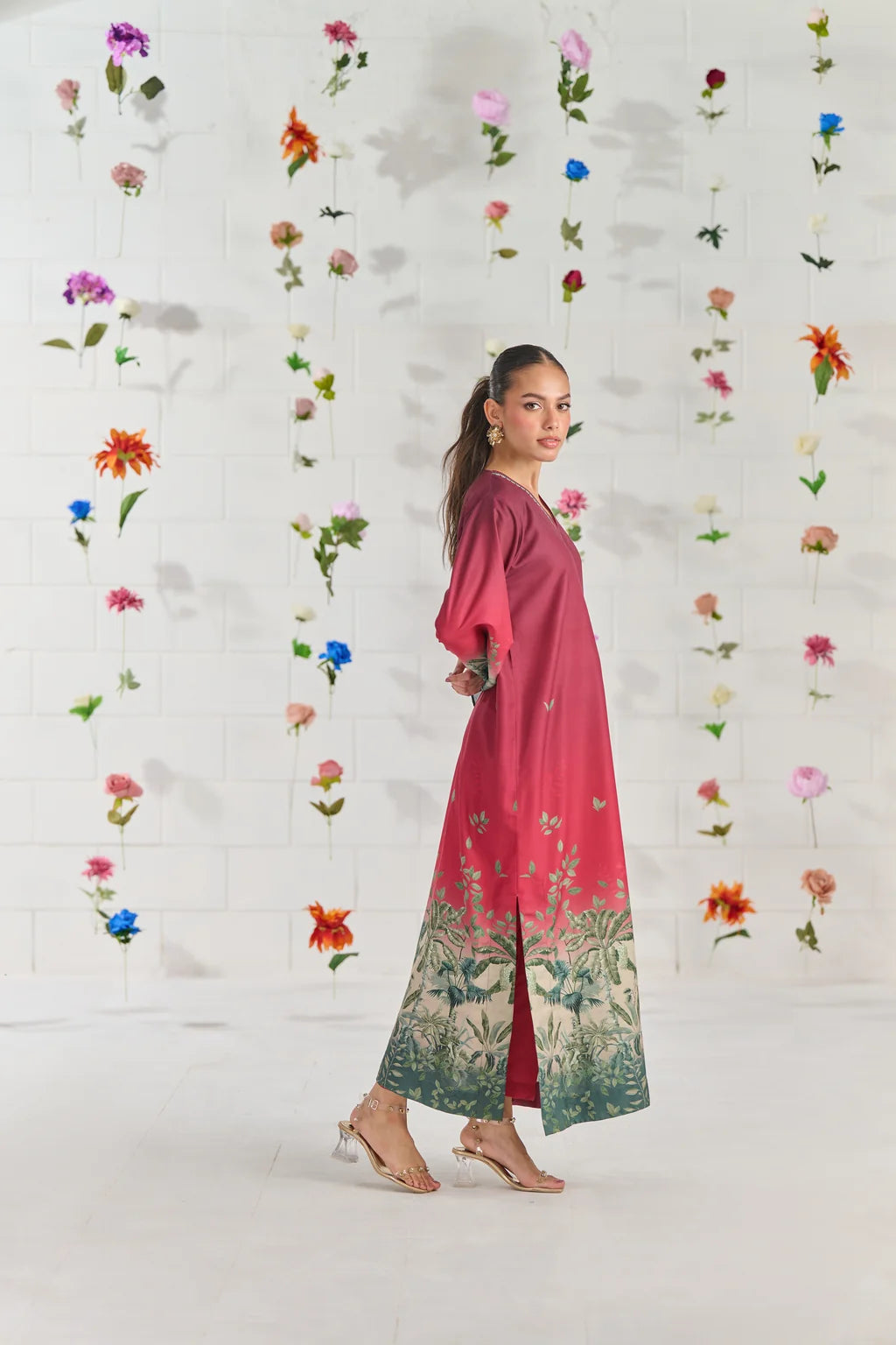LULUSAR-3PC-SHAMOZE SILK PRINTED SHIRT WITH SILK PRINTED DUPATTA AND SILK TROUSER-UR-115
