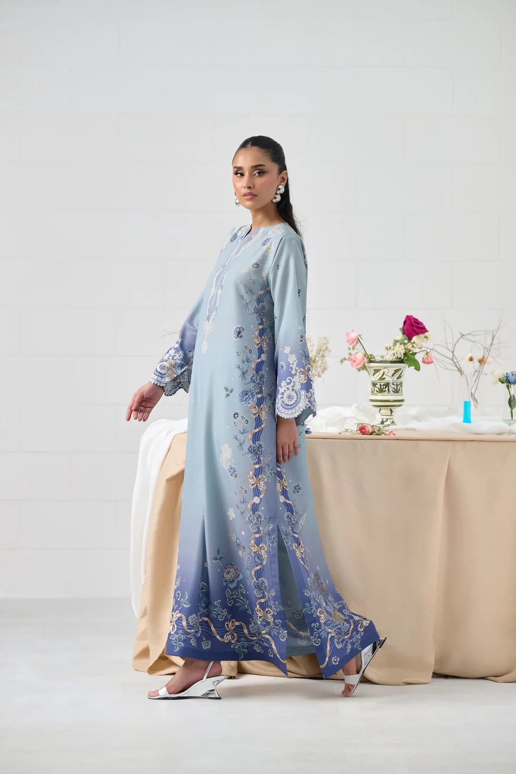 LULUSAR-3PC-SHAMOZE SILK PRINTED SHIRT SILK PRINTED DUPATTA AND SILK TROUSER-UR-222