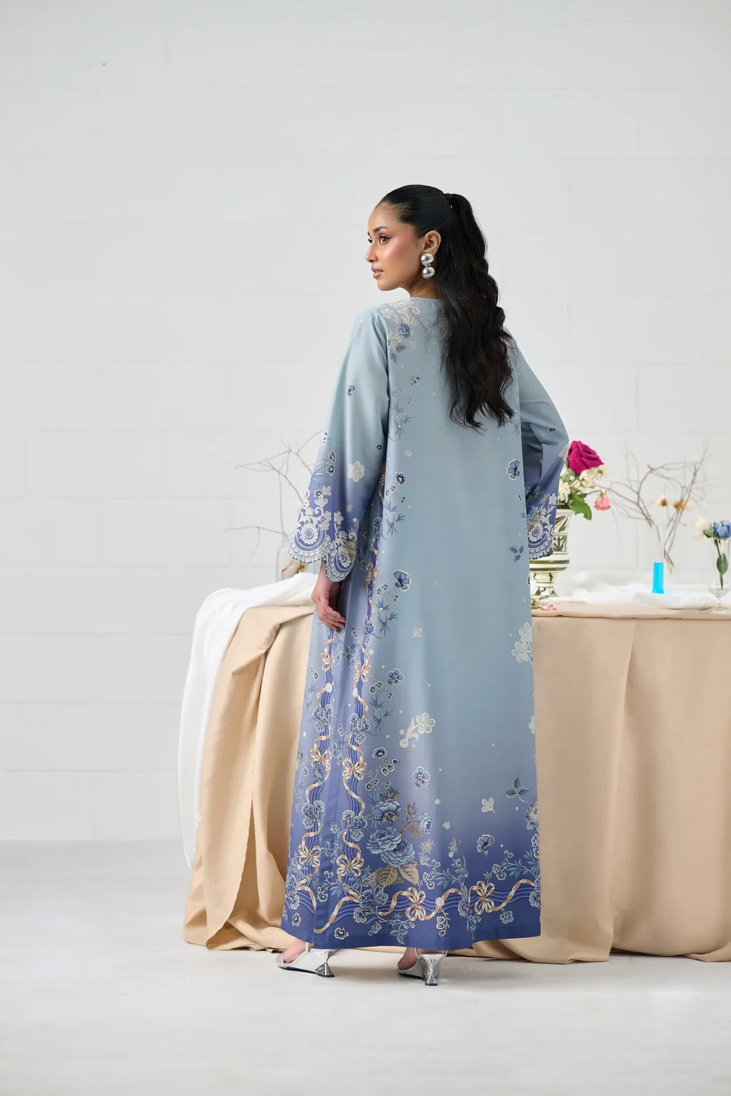 LULUSAR-3PC-SHAMOZE SILK PRINTED SHIRT SILK PRINTED DUPATTA AND SILK TROUSER-UR-222