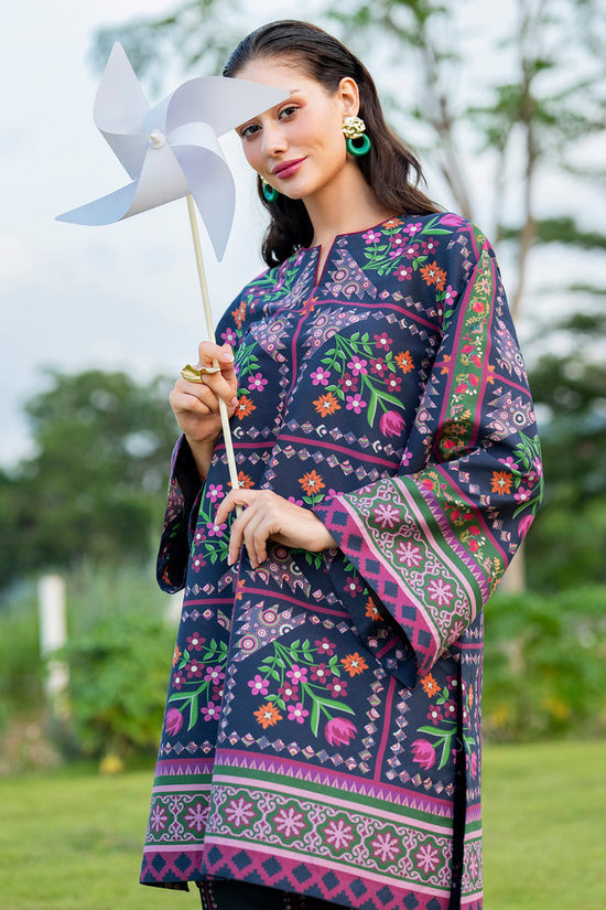 JAZMIN-3PC KHADDAR PRINTED SHIRT WITH KHADDAR PRINTED DUPATTA AND PRINTED TROUSER-UR-1762