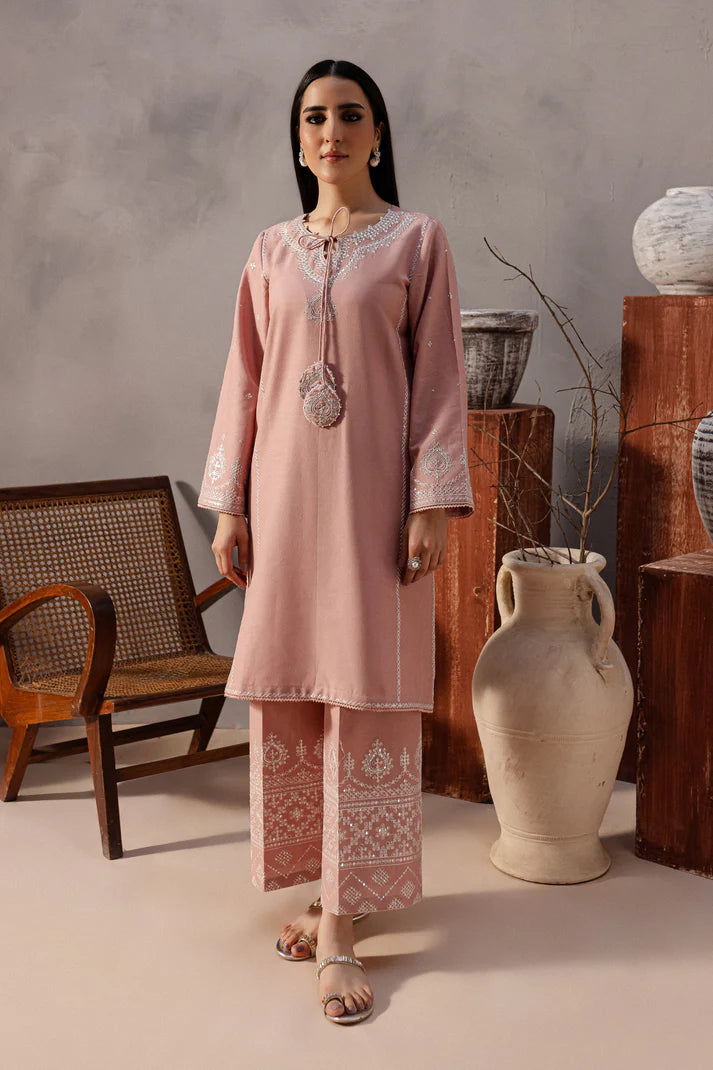 BATIK-2PC SEQUIN LAWN EMBROIDERED SHIRT WITH SEQUIN LAWN EMBROIDERED TROUSER-UR-2624