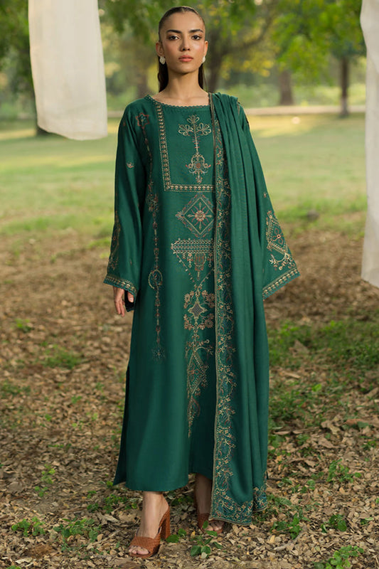 SAPPHIRE-3PC LAWN EMBROIDERED SHIRT WITH LAWN EMBROIDERED DUPATTA AND TROUSER-UR-2841