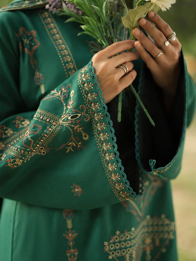 SAPPHIRE-3PC LAWN EMBROIDERED SHIRT WITH LAWN EMBROIDERED DUPATTA AND TROUSER-UR-2841