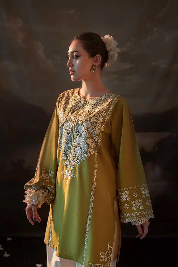 URGE-2PC SEQUIN LAWN EMBROIDERED SHIRT WITH SEQUIN LAWN EMBROIDERED TROUSER-UR-2833