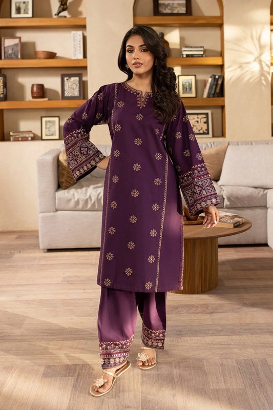 BATIK-2PC LAWN EMBROIDERED SHIRT WITH LAWN EMBROIDERED SLEEVES-UR-2599