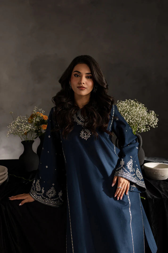 BATIK-2PC SEQUIN LAWN EMBROIDERED SHIRT WITH SEQUIN LAWN EMBROIDERED TROUSER-UR-2623