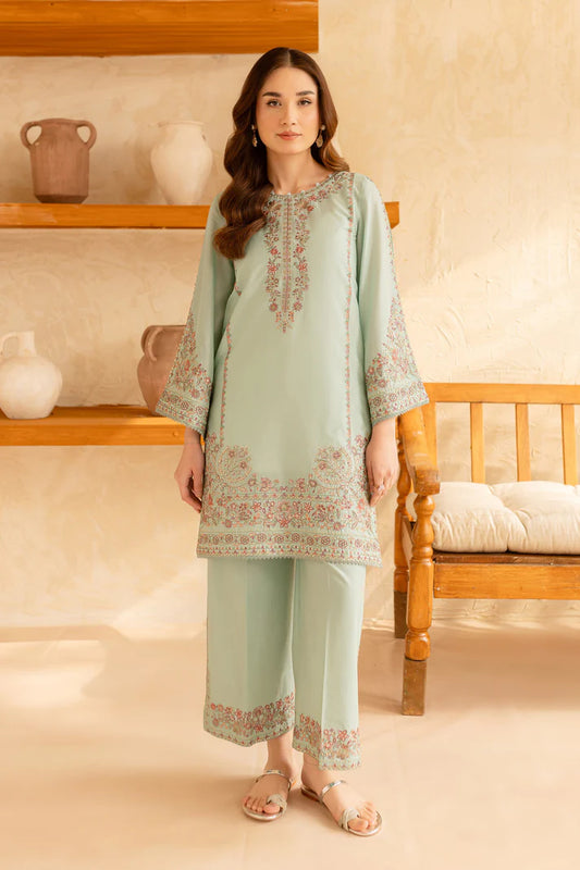 BATIK-2PC SEQUIN LAWN EMBROIDERED SHIRT WITH SEQUIN LAWN EMBROIDERED TROUSER-UR-2848