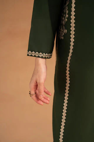 LAZULI-2PC LAWN EMBROIDRED SHIRT WITH LAWN EMBROIDRED TROUSR-UR-2581