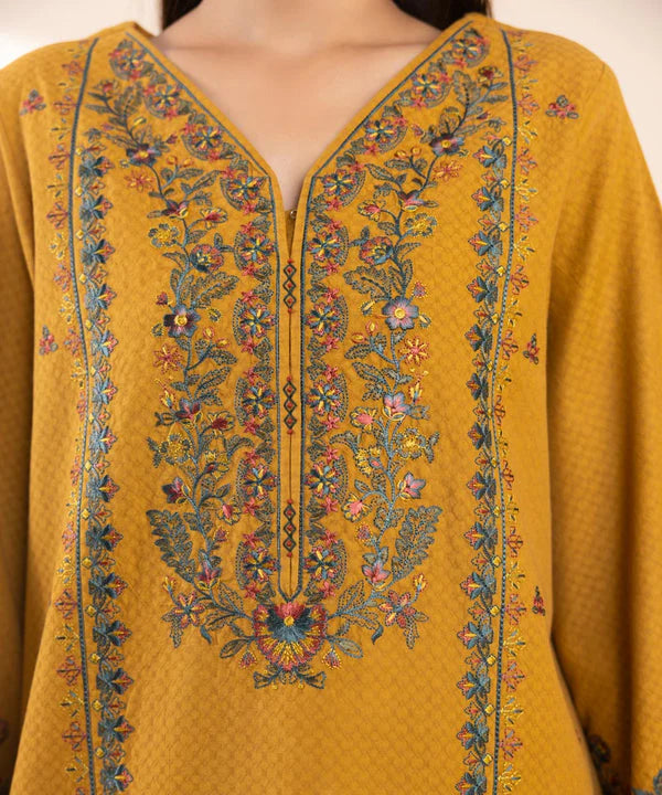 SAPPHIRE- 3PC LAWN EMBROIDERED SHIRT WITH LAWN EMBROIDERED DUPATTA AND TROUSER-UR-2532
