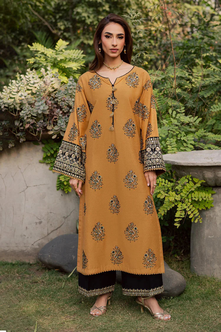 BATIK-2PC LAWN SEQUIN EMBROIDERED SHIRT WITH SEQUIN EMBROIDERED TROUSER-UR-1202