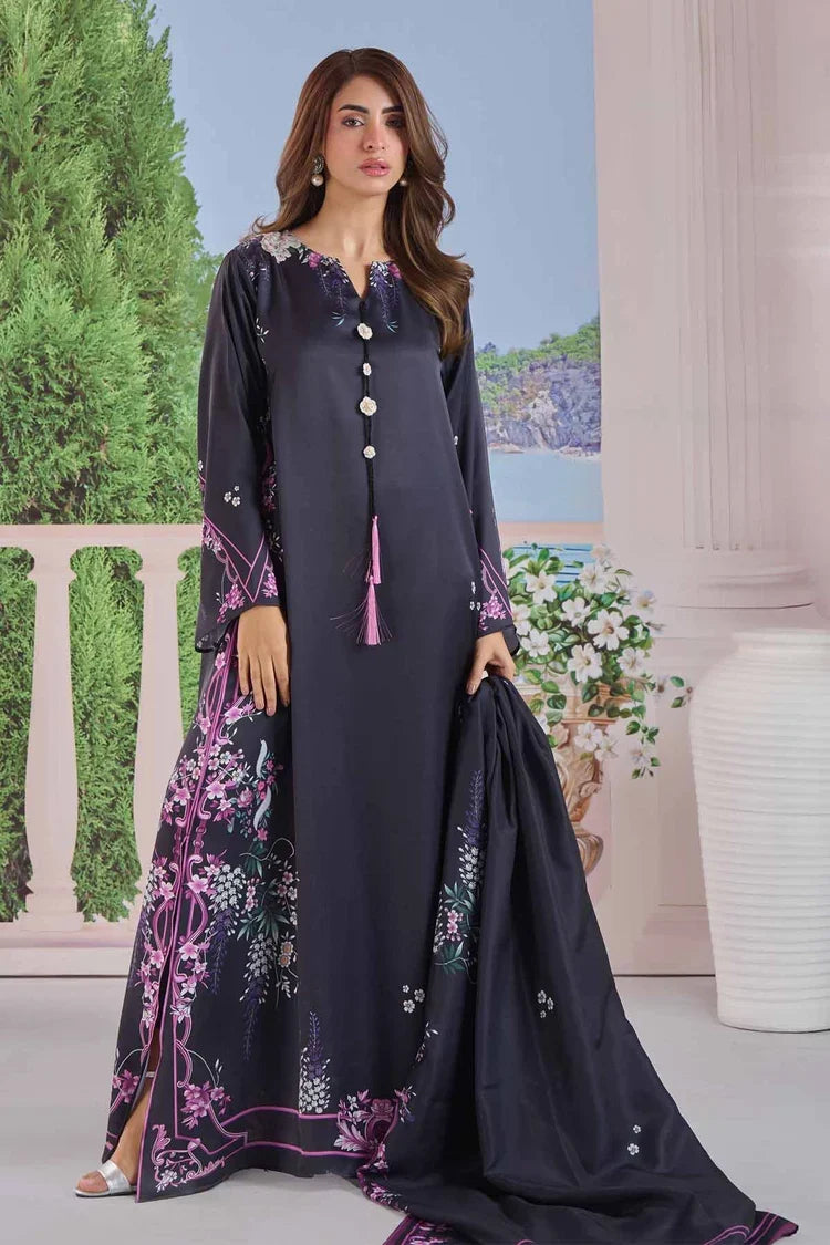 LULUSAR-3PC-SHAMOZE SILK PRINTED SHIRT SILK PRINTED DUPATTA AND SILK TROUSER-UR-118