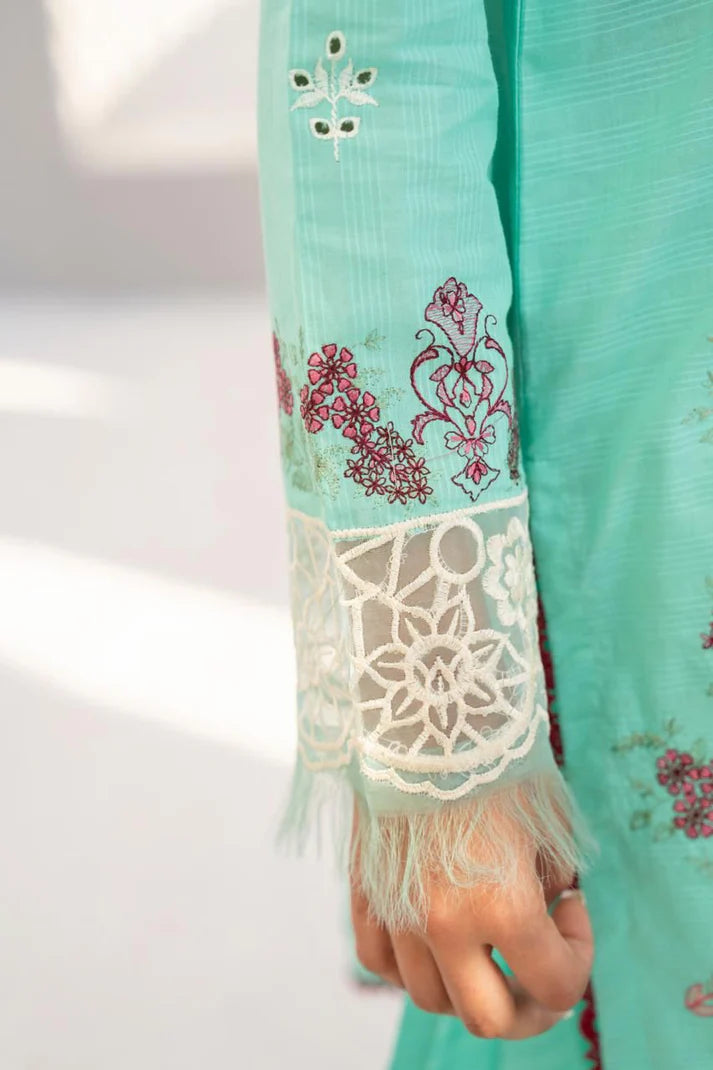 URAN-3PC LAWN EMBROIDERED SHIRT WITH LAWN EMBROIDERED READY TO WEAR DUPATTA-UR-2622