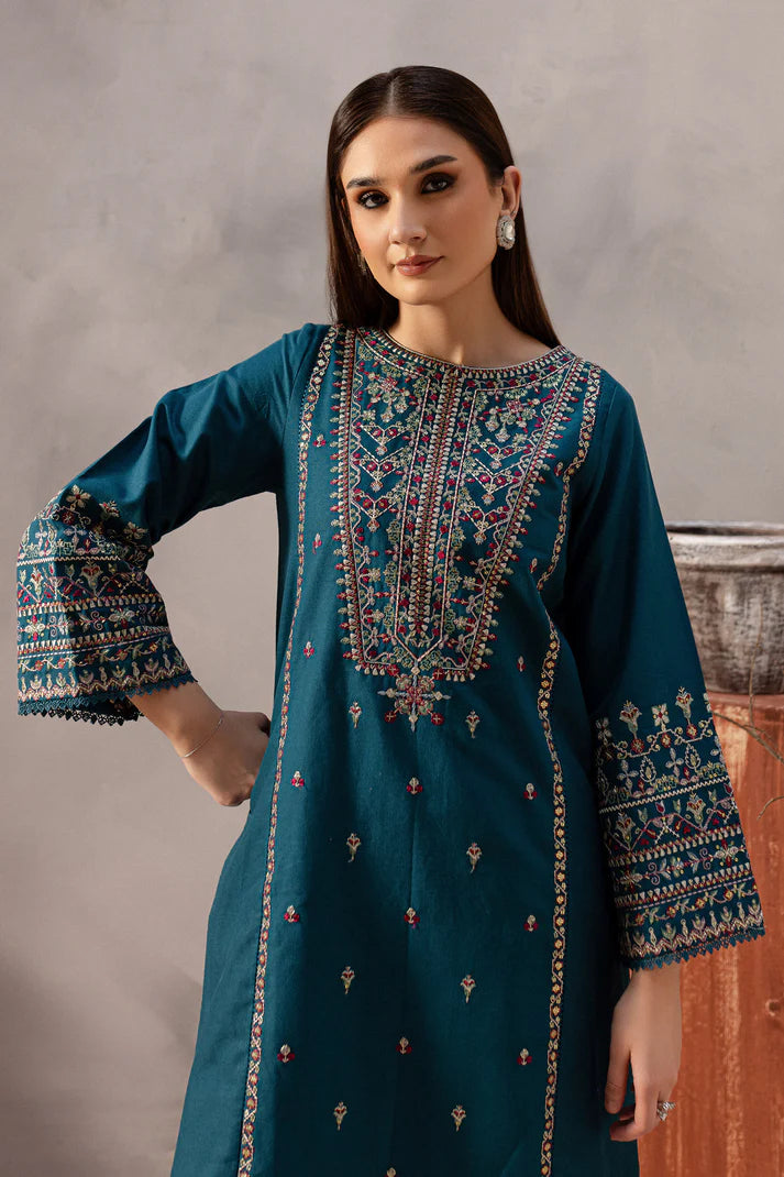 BATIK-2PC SEQUIN LAWN EMBROIDERED SHIRT WITH SEQUIN LAWN EMBROIDERED TROUSER-UR-2628