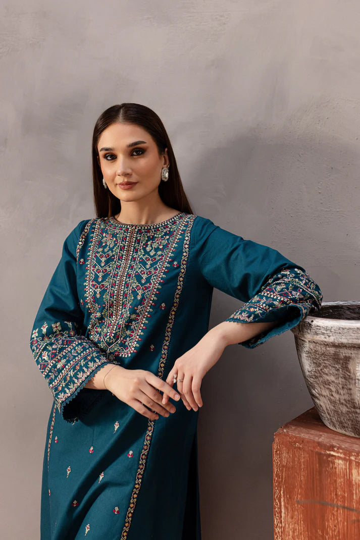 BATIK-2PC SEQUIN LAWN EMBROIDERED SHIRT WITH SEQUIN LAWN EMBROIDERED TROUSER-UR-2628