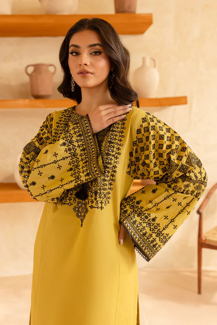BATIK-2PC SEQUIN LAWN EMBROIDERED SHIRT WITH SEQUIN LAWN EMBROIDERED TROUSER-UR-2877