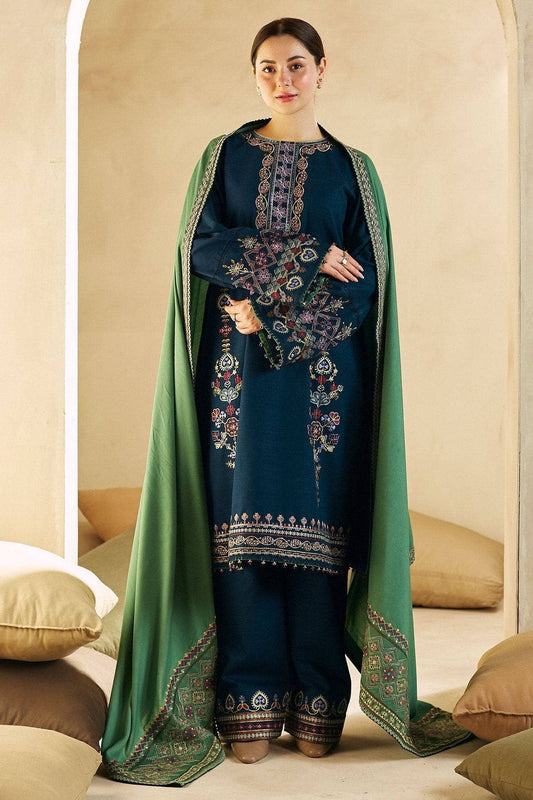 ZARA SHAH JAHAN- 3PC LAWN EMBROIDERED SHIRT LAWN EMBROIDERED DUPATTA AND TROUSER-UR-2523