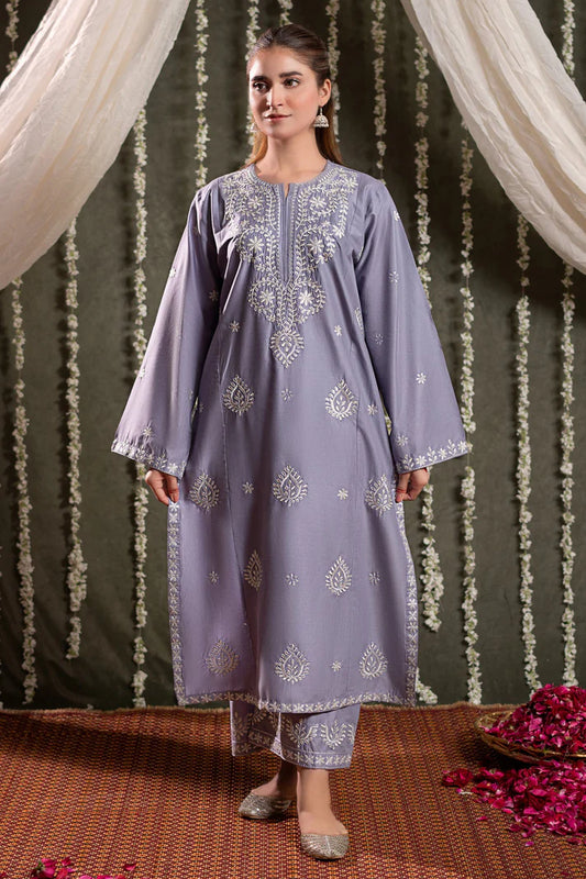 URGE-2PC LAWN EMBROIDRED SHIRT WITH LAWN EMBROIDRED TROUSER-UR-2883
