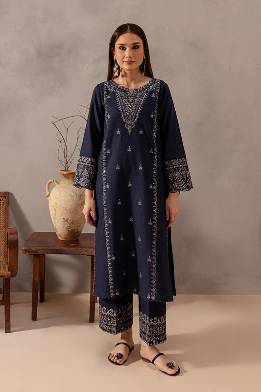 BATIK-2PC SEQUIN LAWN EMBROIDERED SHIRT WITH SEQUIN LAWN EMBROIDERED TROUSER-UR-2849