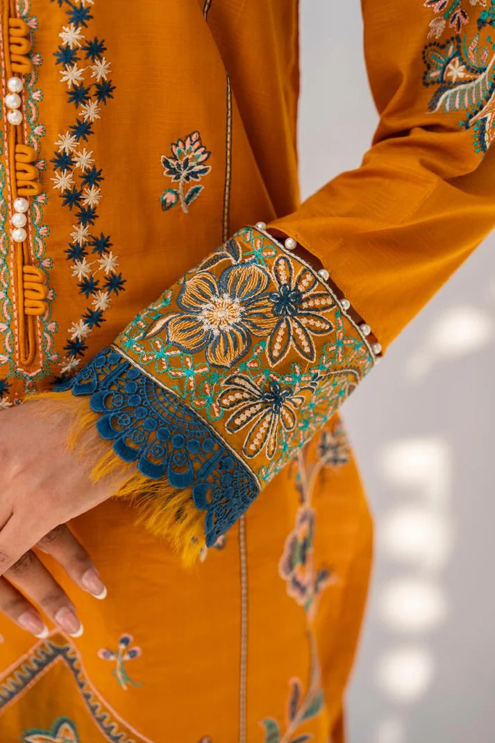 URAN-PC LAWN EMBROIDERED SHIRT WITH LAWN EMBROIDERED READY TO WEAR DUPATTA-UR-2621