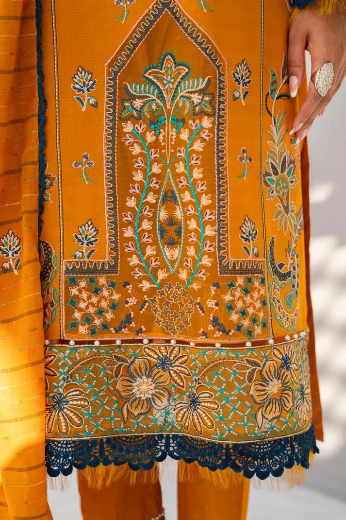 URAN-PC LAWN EMBROIDERED SHIRT WITH LAWN EMBROIDERED READY TO WEAR DUPATTA-UR-2621