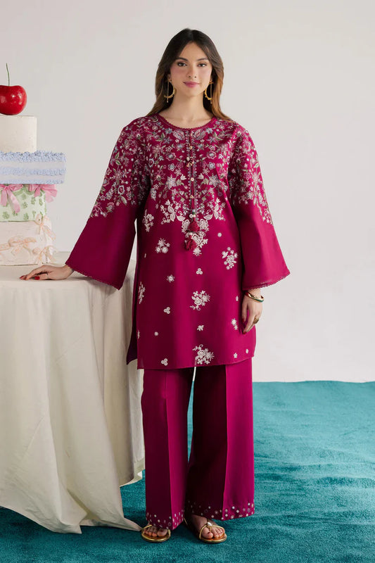 BATIK-2PC LAWN EMBROIDERED SHIRT WITH LAWN EMBROIDERED SLEEVES-UR-4587